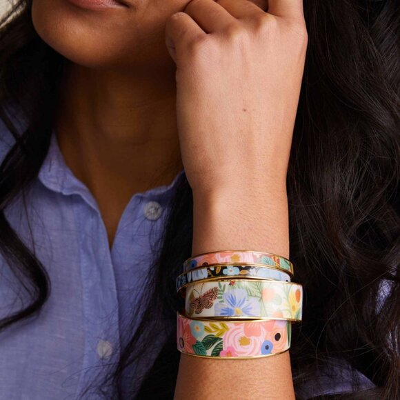 NWT - RIFLE PAPER - SKINNY CUFF - GARDEN PARTY - Picture 3 of 5